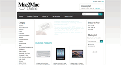Desktop Screenshot of mac2maconline.com